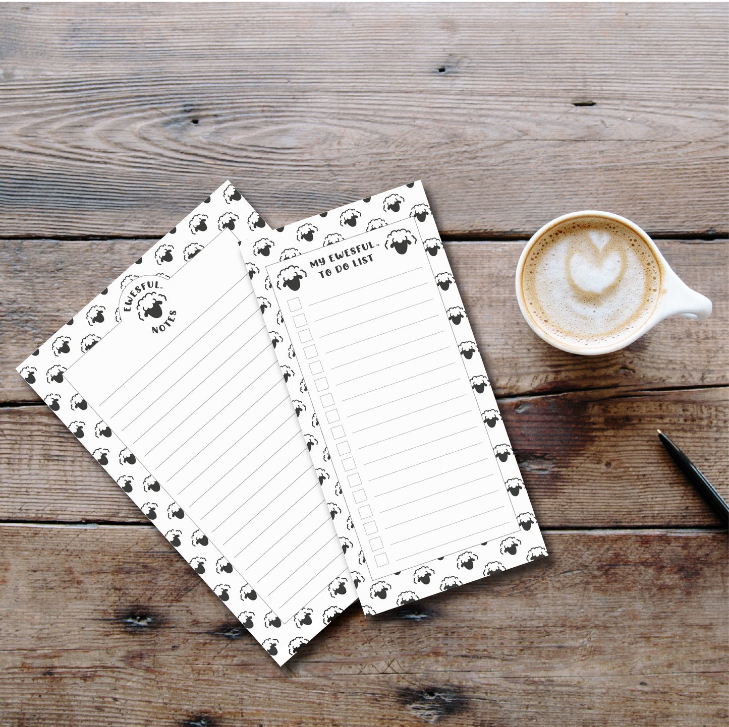 Ewesful To-Do List - Sheep Lined Notepad