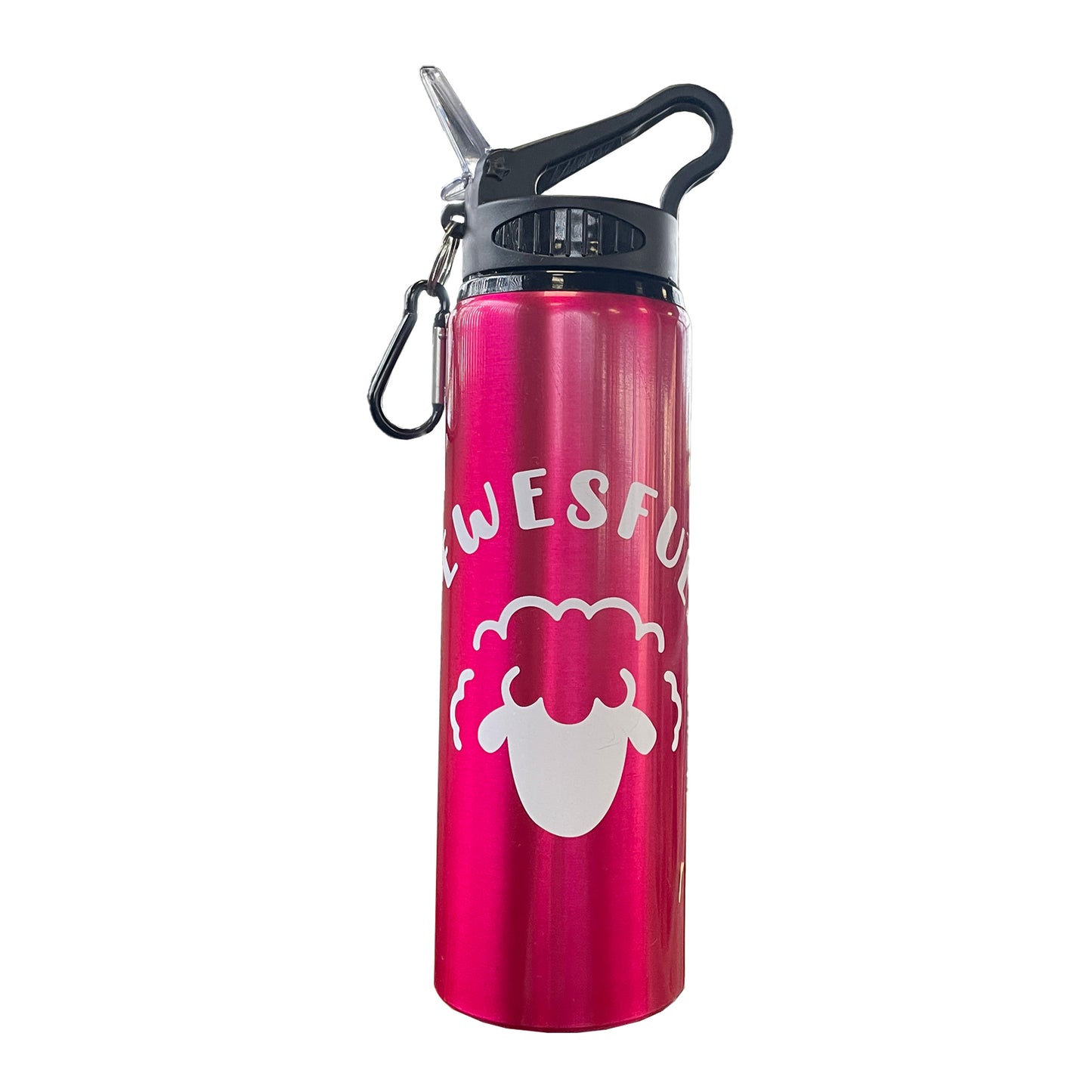 Sheep Logo 800ml Water Bottle (Pink)