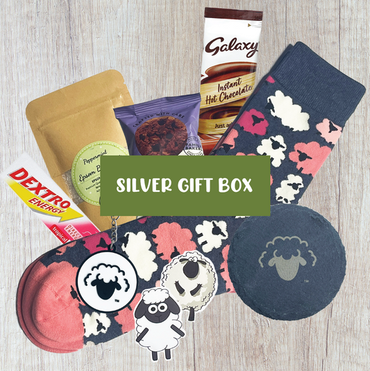 Ewesful Self-Care Kit: Handcrafted Sheep Gift Set for Stress Relief and Relaxation [Silver box]