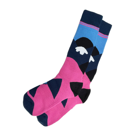 Pink Welly Socks UK 4-7