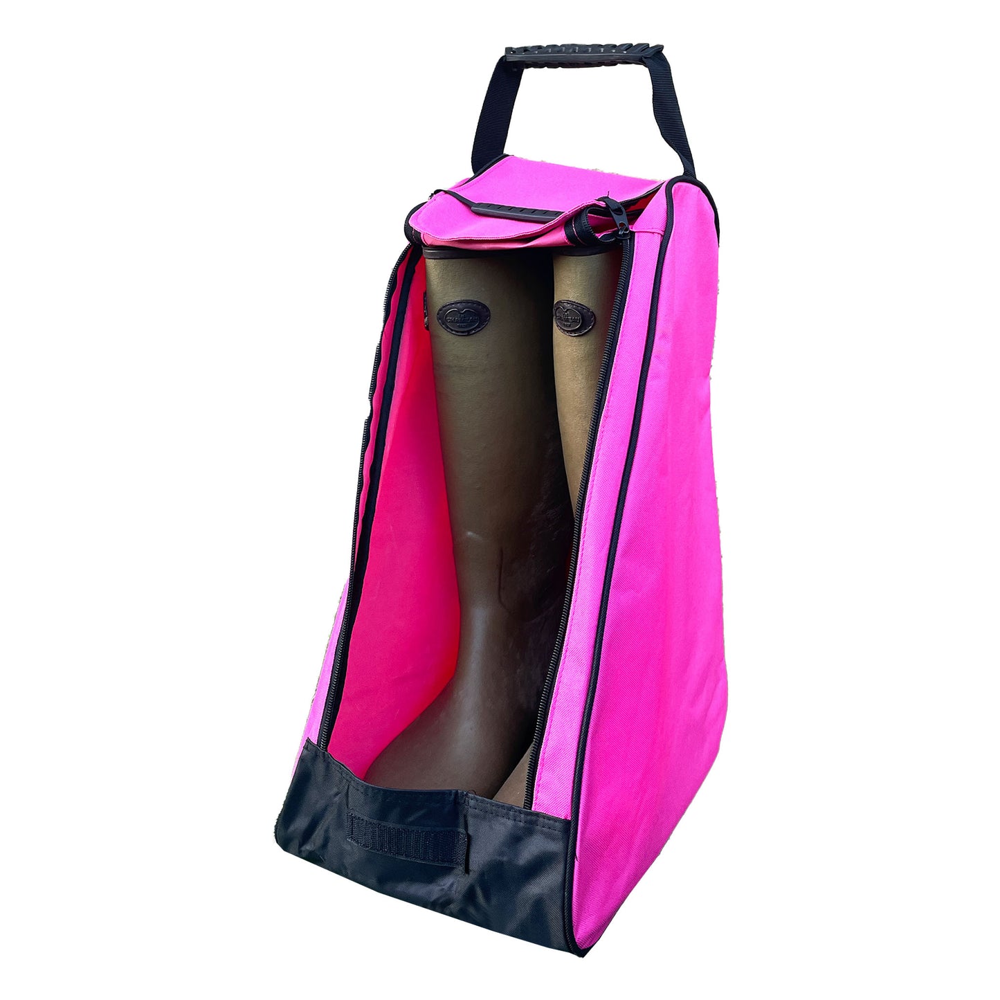 Embroidered Welly boot bag (Pink)