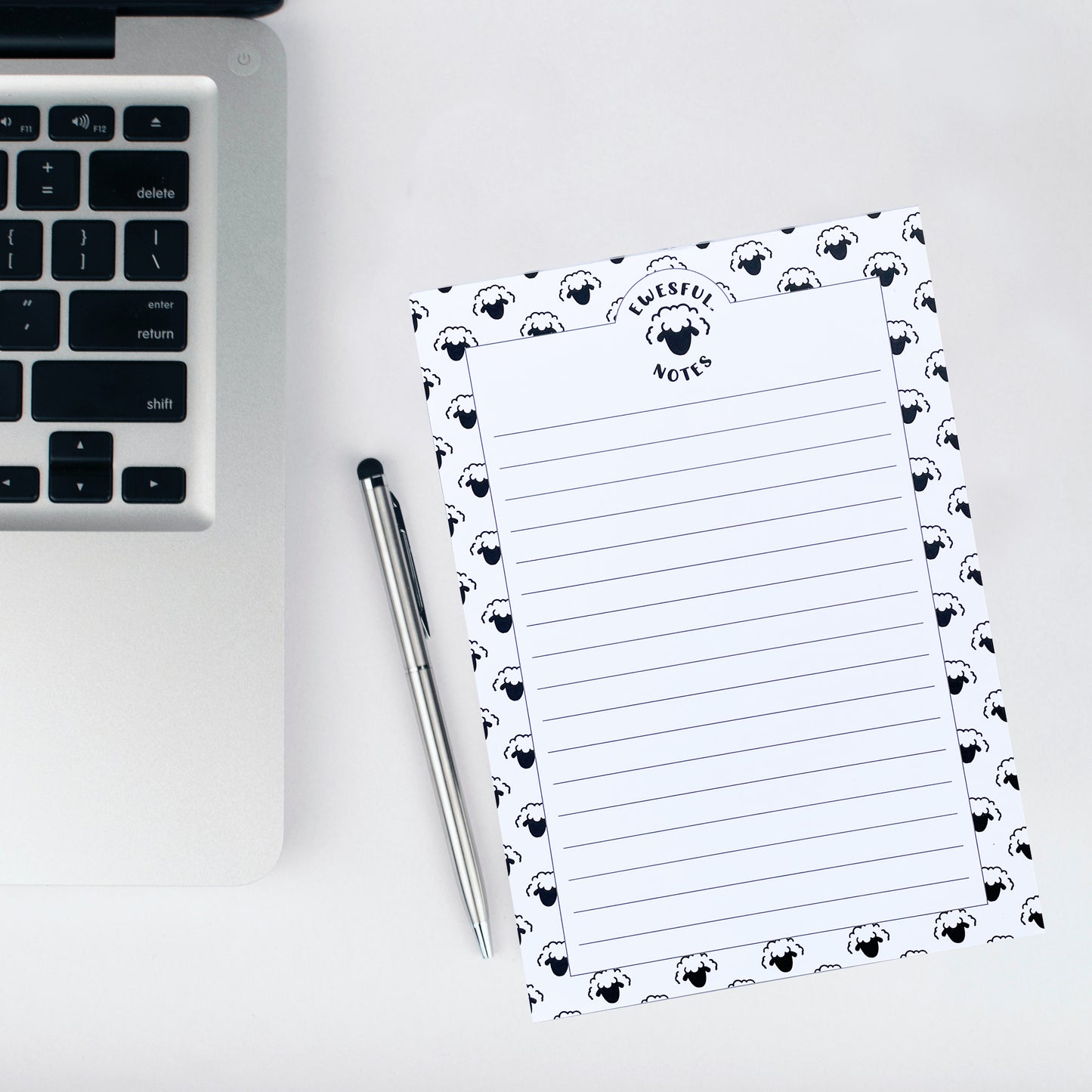 Ewesful Notes- Sheep Lined Notepad